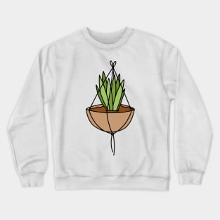 Hanging Plant Holder Crewneck Sweatshirt